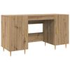 vidaXL Stol s policom hrast artisan 140 x 50 x 75 cm Konstruirano drvo