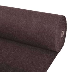 vidaXL Tepih Smeđa 1,2 x 15 m Poliester