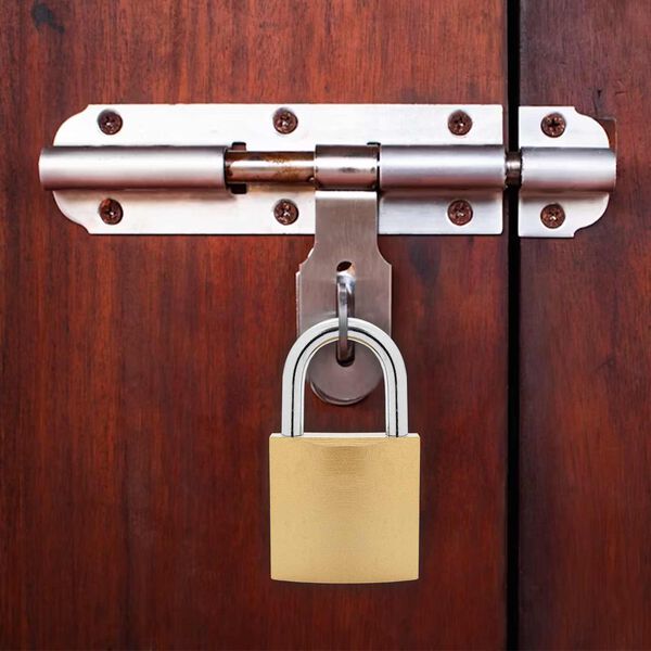 vidaXL U zaključavanje s ključevima 6 pcs Mjed Željezo