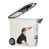 425608 Curver Pet Food Container Dog with Wheels 35L