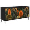 vidaXL TV ormar ZAANDAM 102 x 33 x 51 cm Crni hrast Konstruirano drvo