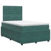 vidaXL Boxspring krevet s madracem Tamnozelena 120 x 200 cm Bar&scaron;un