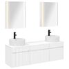vidaXL Set ormarića za kupaonicu 5 pcs Bijela 53 x 15,5 x 70 cm