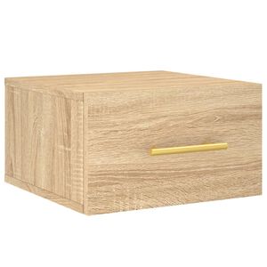 vidaXL Zidni noćni ormarić boja hrasta sonome 35x35x20 cm