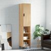 vidaXL Visoka komoda hrasta sonome 34,5x34x180cm od konstruiranog drva