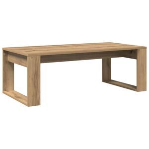 vidaXL Stolić za kavu boja hrasta 102 x 50 x 35 cm konstruirano drvo