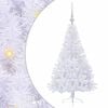 vidaXL Umjetno božićno drvce s stalakom Bijelo 120 cm PVC i čelik