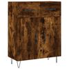 vidaXL Komoda boja dimljenog hrasta 69,5x34x90 cm konstruirano drvo