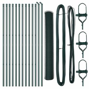 vidaXL Stup za ogradu Zelena