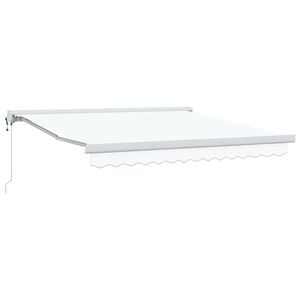 vidaXL Povlačivi tende Bijela 300 x 250 x 165 cm Tkanina i Metal