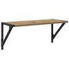 vidaXL Police na zidu Zidne 2 pcs Umjetnički hrast 60 x 25 x 25,5 cm