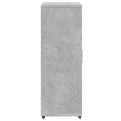 vidaXL Komoda siva boja betona 60x31x84 cm od konstruiranog drva