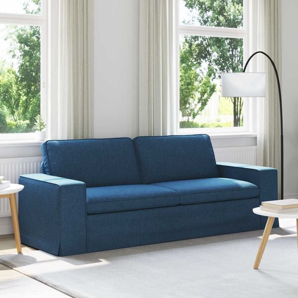 vidaXL Sofa 180cm Plava Metal