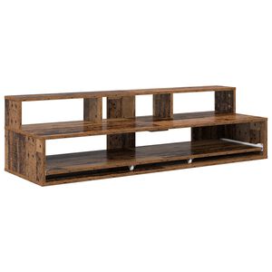 vidaXL Studio radni stol Staro drvo 130 x 42,5 x 36 cm