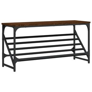 vidaXL Stalak za cipele boja hrasta 90 x 30 x 45 cm konstruirano drvo