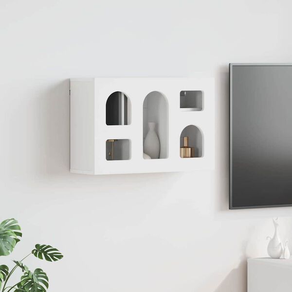 vidaXL Viseći ormarić Zidne Bijelo 60 x 20 x 40 cm Konstruirano drvo