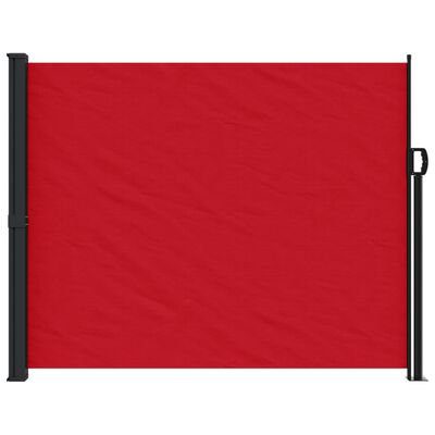 vidaXL Bočna tenda na uvlačenje crvena 160 x 300 cm