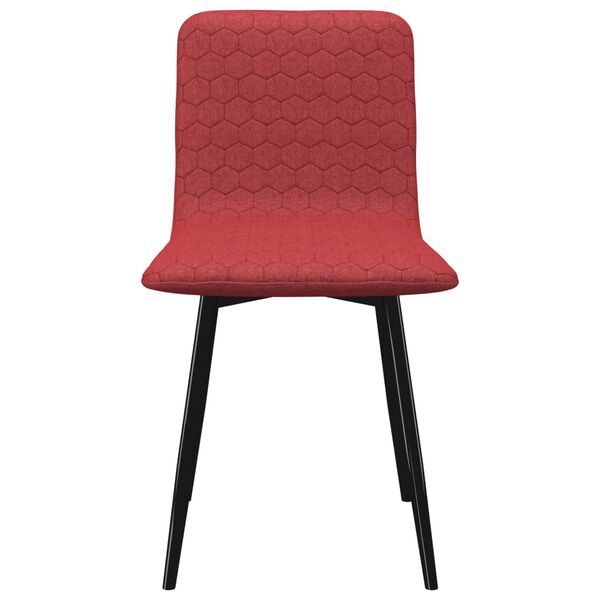 vidaXL Blagovaonske stolice od tkanine 2 kom boja vina