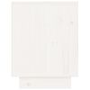 vidaXL Noćni ormarić bijeli 40 x 30 x 40 cm od masivne borovine