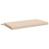 vidaXL Jastučić za klupu SOEST 100% poliester Krem 80 x 40 x 5 cm