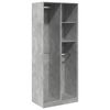 vidaXL Ormar siva boja betona 80x50x200 cm od konstruiranog drva
