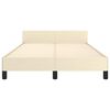vidaXL Okvir kreveta bez madraca krem 120x190 cm umjetne kože