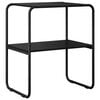 vidaXL Konzolna stolica Crni hrast 60 x 42,5 x 70 cm Konstruirano drvo