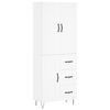 vidaXL Visoka komoda bijela 69,5x34x180 cm konstruirano drvo