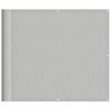 vidaXL Balkonski zaslon svjetlosivi 90 x 700 cm 100 % poliester Oxford