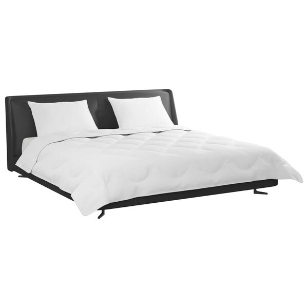 vidaXL Poplun s jastukom 3 pcs Bijelo Mikrofibra