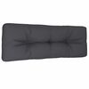 vidaXL Jastuk za palete antracit 120 x 40 x 12 cm od tkanine