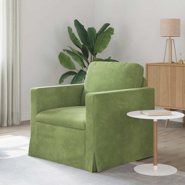 vidaXL Sofa Svijetlo zelena