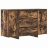 vidaXL Kreveta Dimljeni hrast 120 x 41 x 75 cm Konstruirano drvo