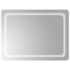 vidaXL LED kupaonsko ogledalo 80x60 cm