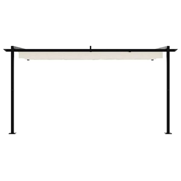 vidaXL Gazebo Krema 400 x 300 x 200 cm Poliester