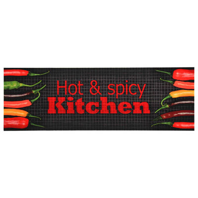 vidaXL Prostirka za kuhinjski pod Hot & Spicy periva 60 x 180 cm
