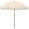 vidaXL Suncobran za plažu 205 x 205 x 210 cm Poliester i čelik Kružni
