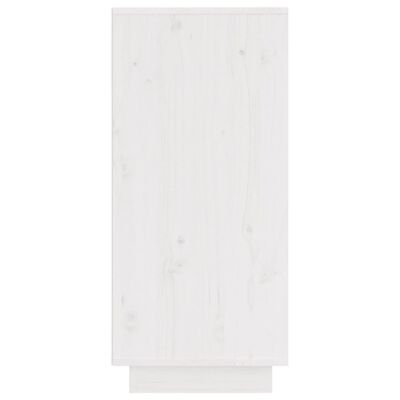 vidaXL Komode 2 kom bijele 31,5 x 34 x 75 cm od masivne borovine