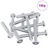 vidaXL Vijak 1800 kom. Srebrno M6 x 50 mm Čelik
