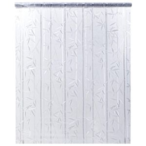vidaXL Prozorska folija matirana s uzorkom bambusa 90 x 500 cm PVC