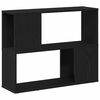 vidaXL Set TV komoda Crni hrast 80 x 24 x 63 cm Konstruirano drvo