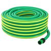 vidaXL Vrtno crijevo 5-slojno Zelena i žuta 19 mm PVC