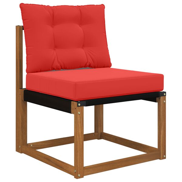 vidaXL Jastuk za vanjsku sofU 2 pcs Crvena Poliester