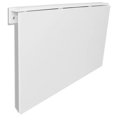 vidaXL Sklopivi zidni stolić bijeli 100 x 60 cm