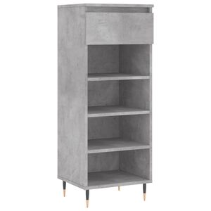 vidaXL Ormarić za cipele boja betona 40x36x105 cm konstruirano drvo