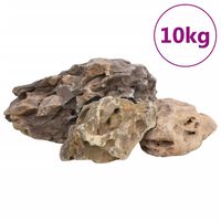 vidaXL Zmajevo kamenje 10 kg sivo 10 - 40 cm