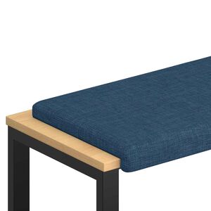 vidaXL Jastučić za klupu Tkanina Plava Dubina 35 cm