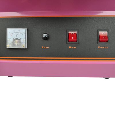 Profesionalni električni aparat za šećernu vunu ružičasti 230V 1.5W