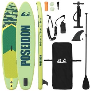 vidaXL Inflatable Stand Up Paddle Board POSEIDON 305 x 76 x 15 cm za