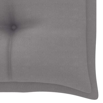 vidaXL Jastuk za vrtnu klupu sivi 100 x 50 x 7 cm od tkanine